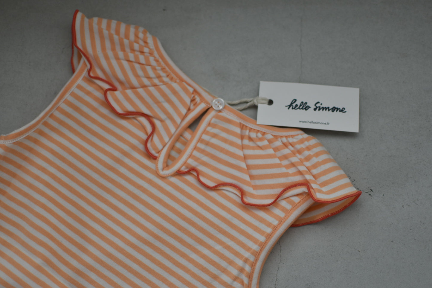 LESLIE Top Stripes_Peach