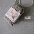 SILLY Silas｜ Footless Collection_Matcha x Peanut Striped