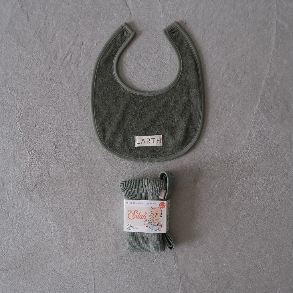 EARTH｜Organic bib_Grass Green