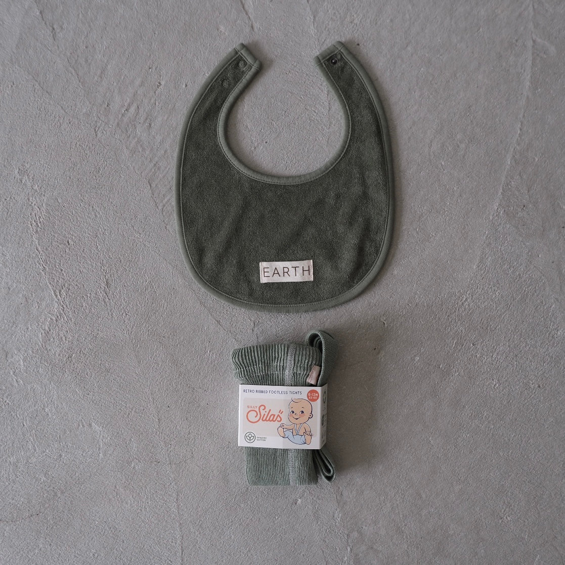 EARTH｜Organic bib_Grass Green