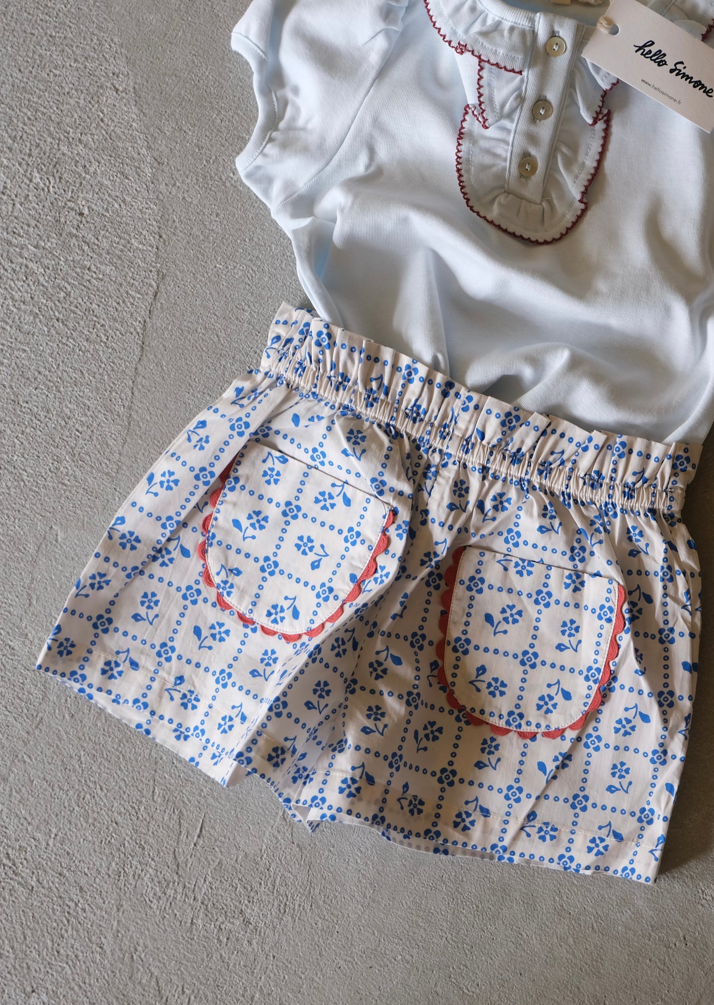 Paquerette top Ice Blue