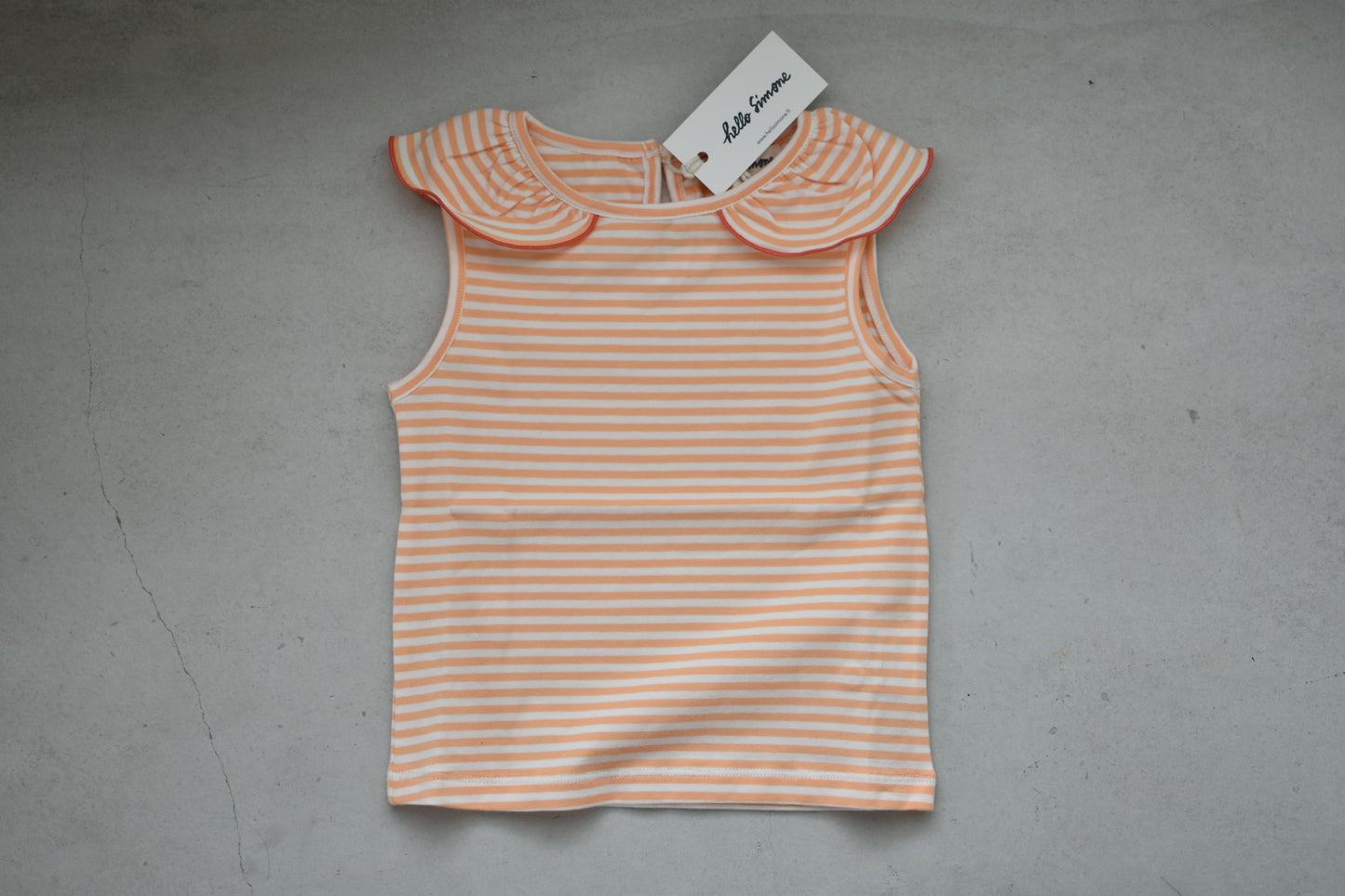 LESLIE Top Stripes_Peach