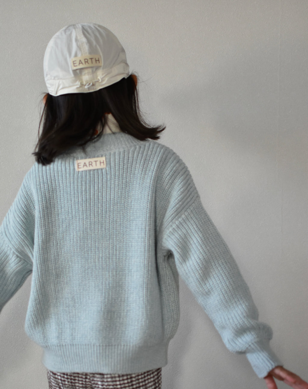 [ LAST. 1 ] Knit cardigan/Kids_Baby Blue