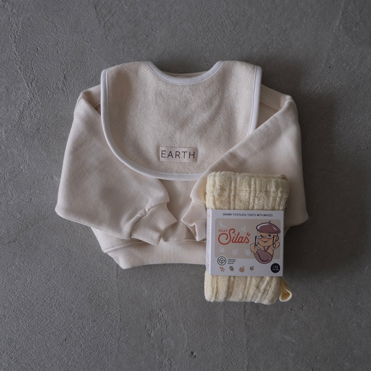 EARTH｜Organic French terry top_Cream