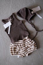 Ribbed sleeveless_Brown