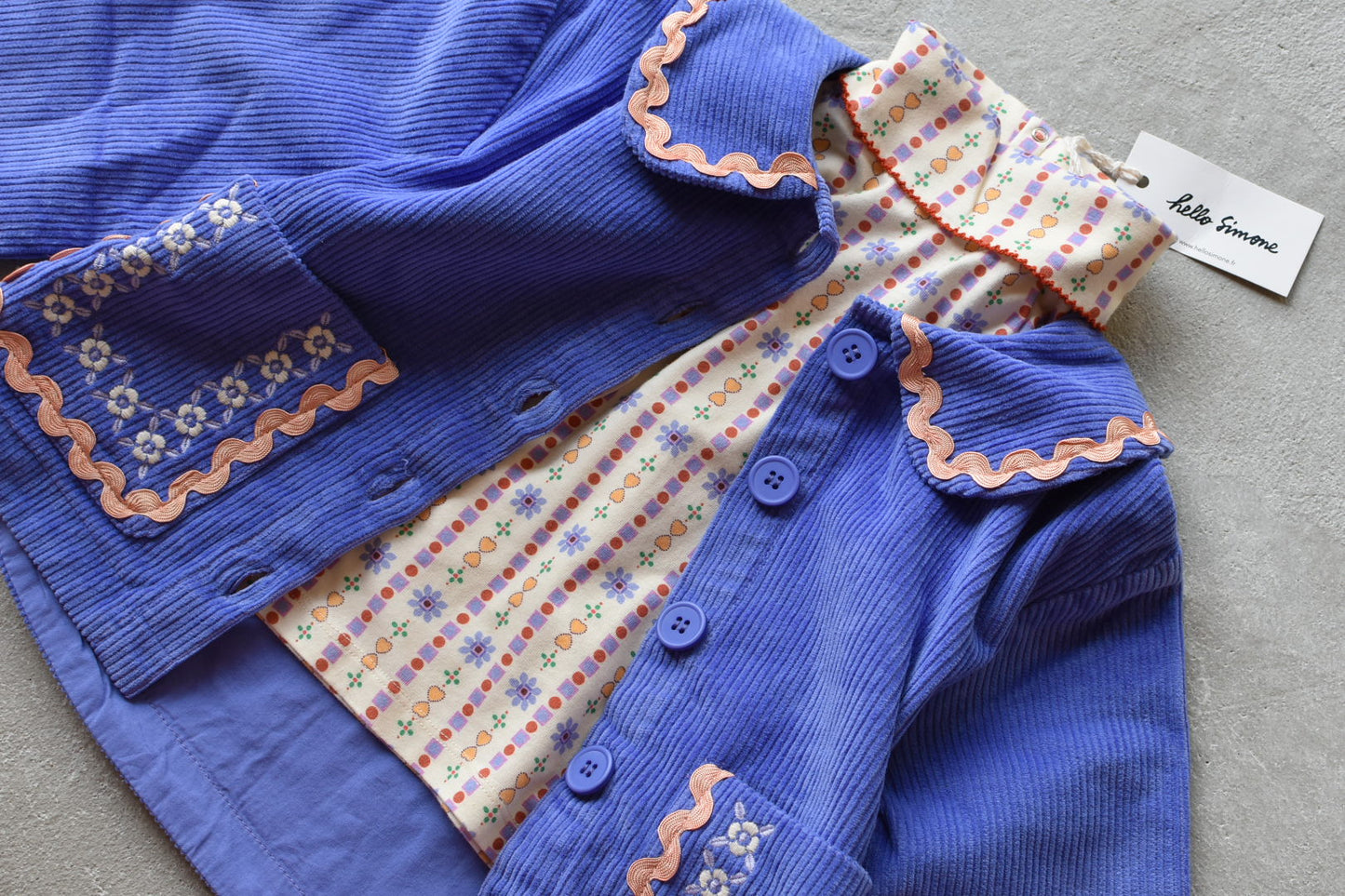 Duchesse jacket Sky