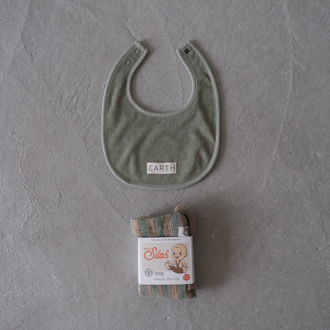 EARTH｜Organic bib_Green