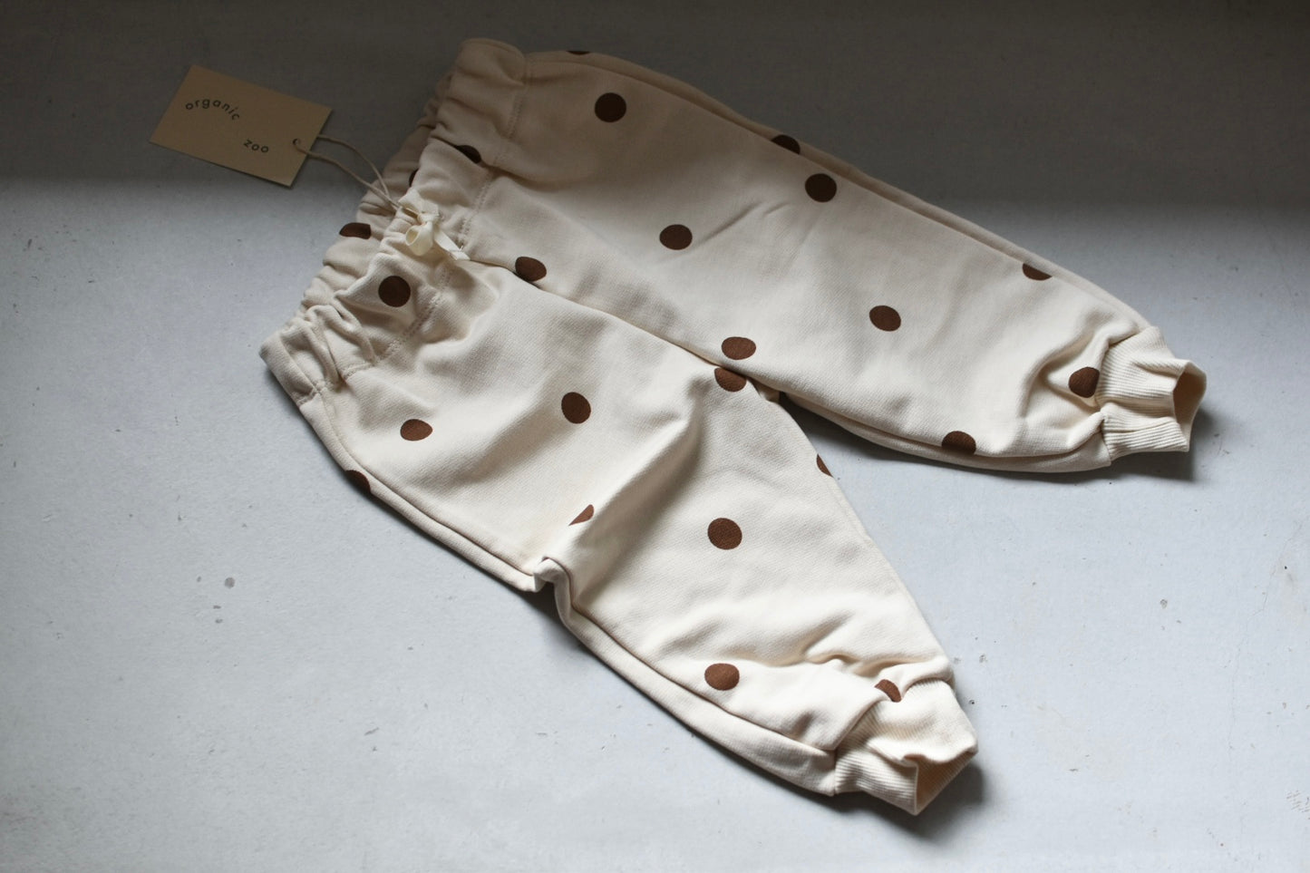 Undyed Cotton Dots Sweatpants