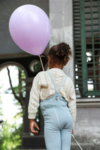 SILLY Silas｜Footless Collection_Misty Blue Patterned