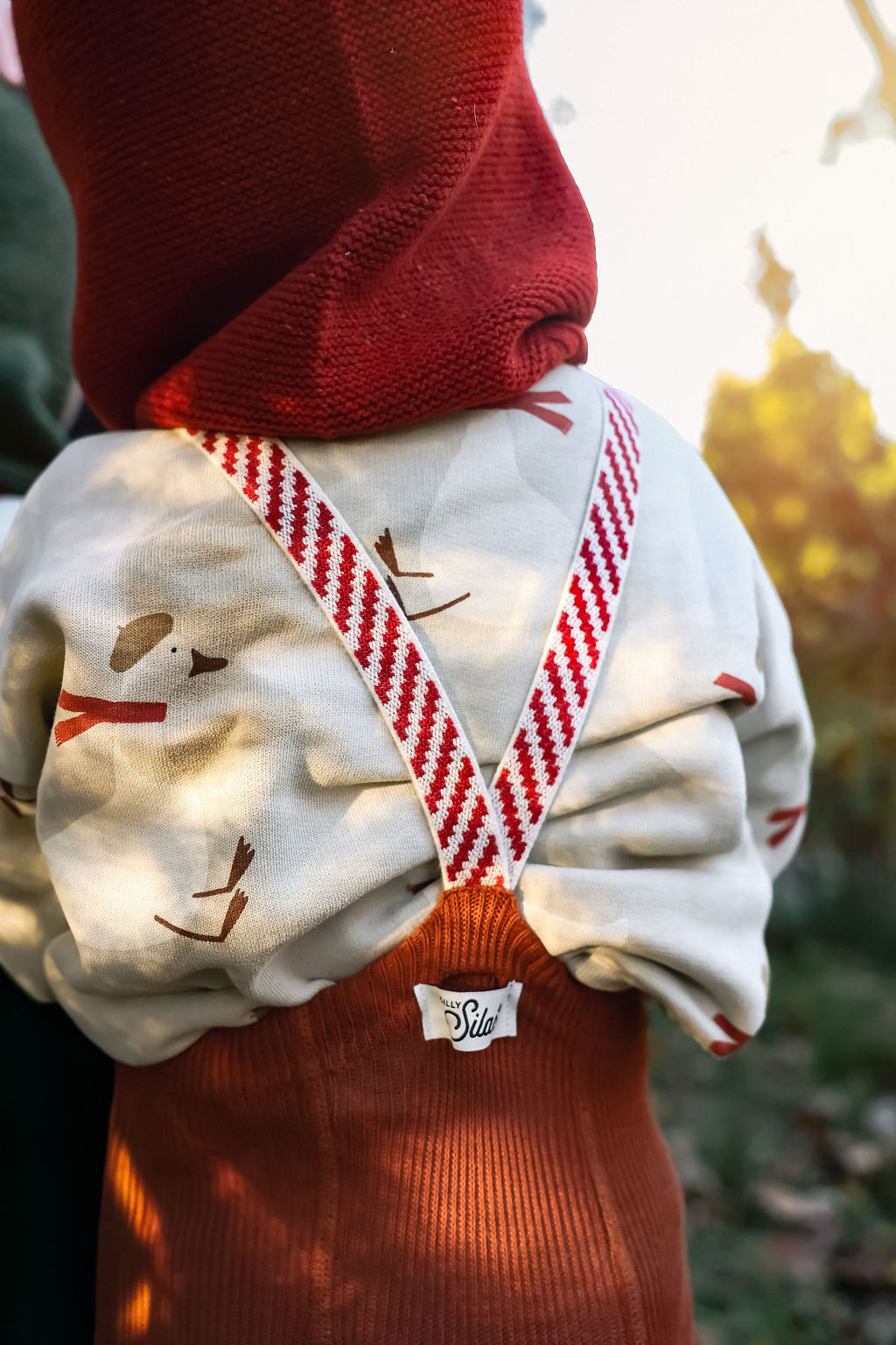 SILLY Silas｜ Footless_Cinnamon Christmas Patterned