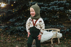 SILLY Silas｜ Footless_DF Green Christmas Patterned