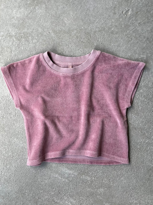 Cropped sweat_Cotton lavender