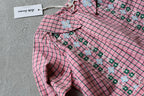 Gatsby dress Pink check