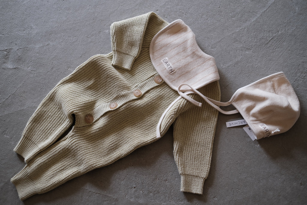 Knit jumpsuit_Light olive