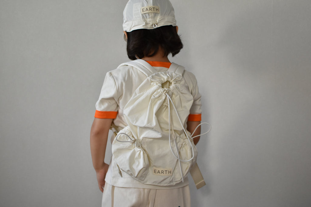 EARTH｜Light weight back pack_Cream white