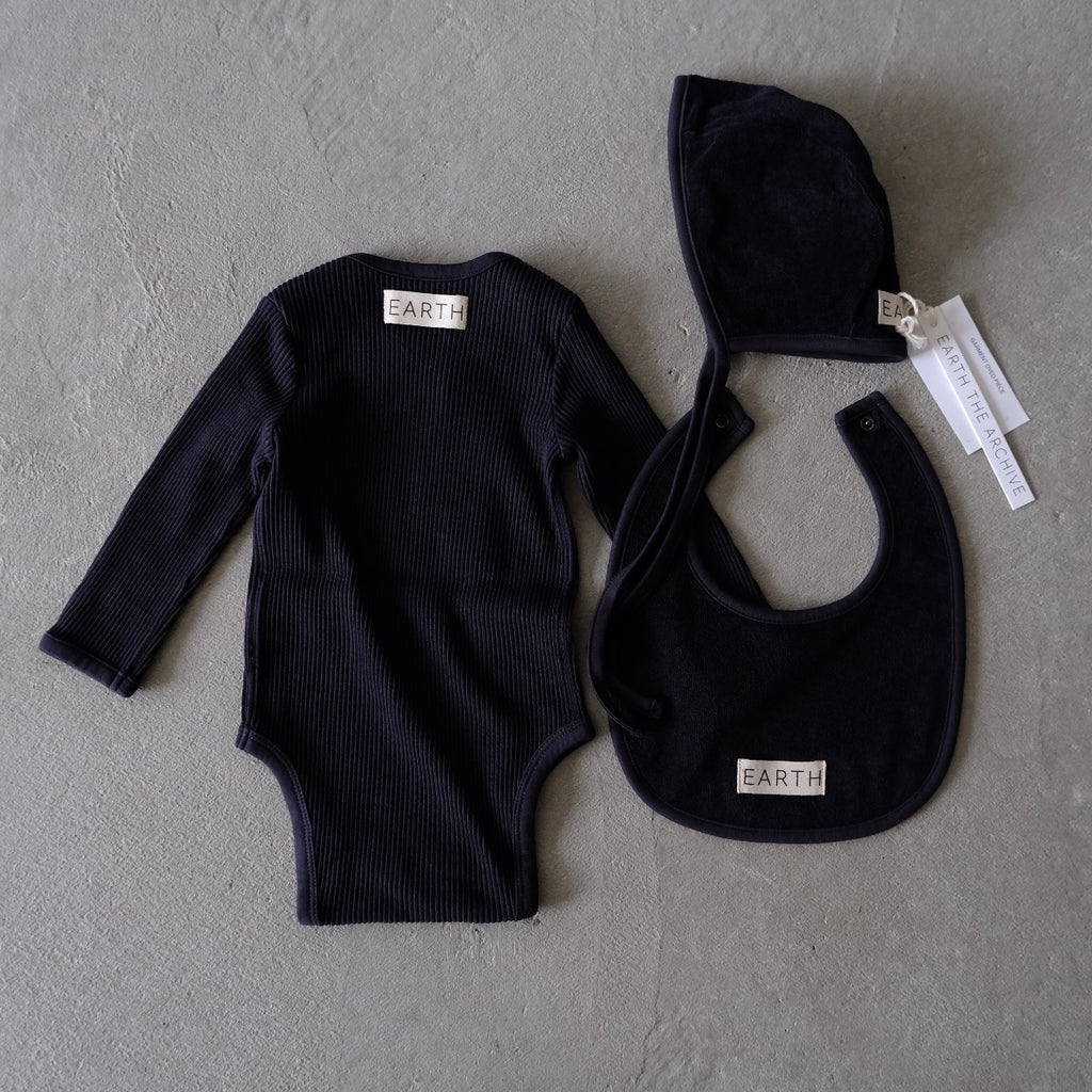 EARTH｜ Longsleeve baby suit_Deep Navy