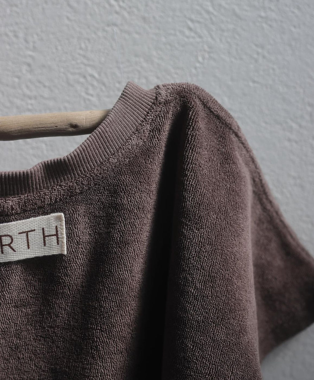 Cropped sweat_Brown