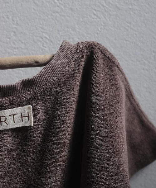 Cropped sweat_Brown