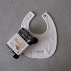 EARTH｜Organic bib_White