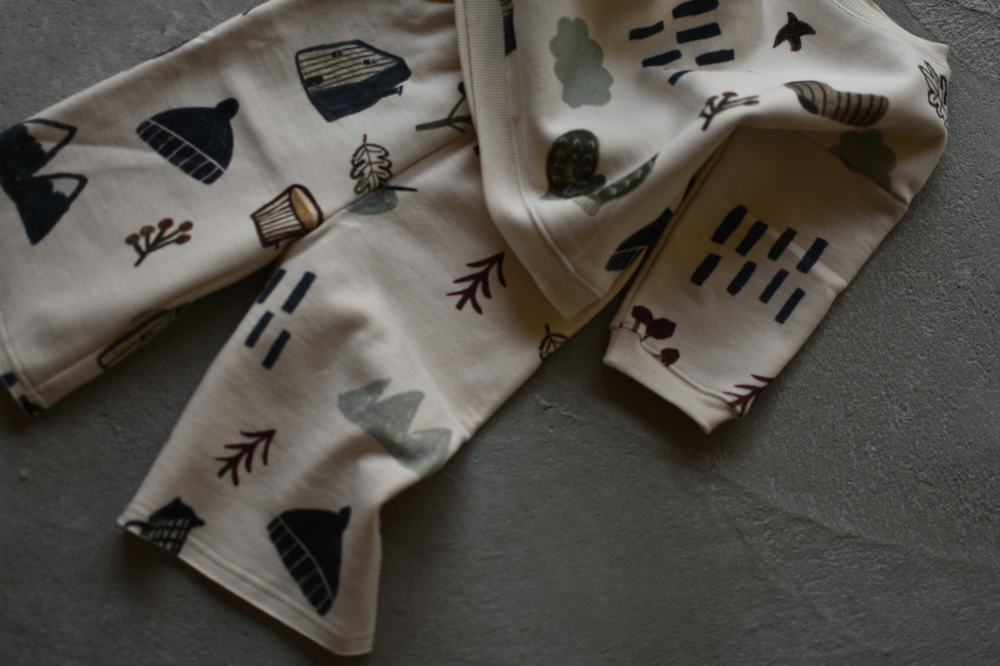 Cosy Wild Wide Leg Pants Undyed