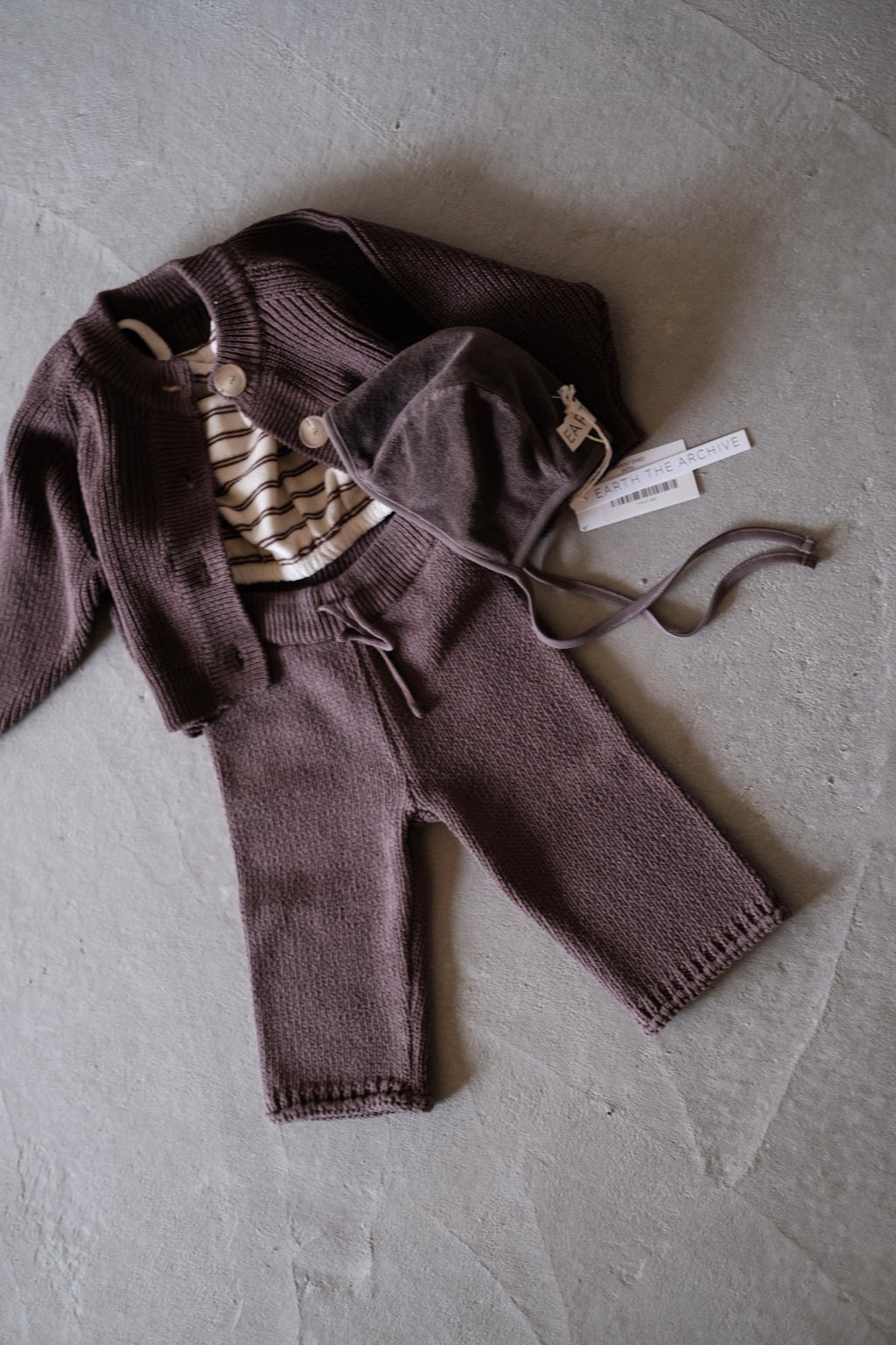 Knit bottom_Brown