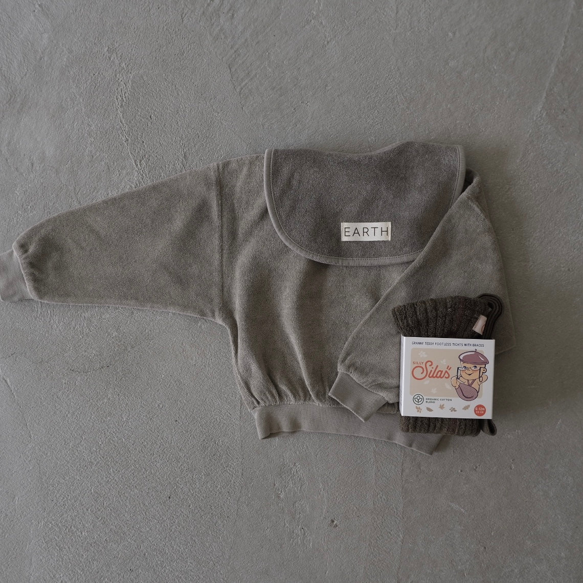 EARTH｜Volume Sweatshirts_Khaki