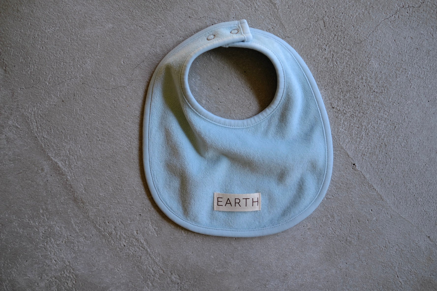 Organic bib_Light blue