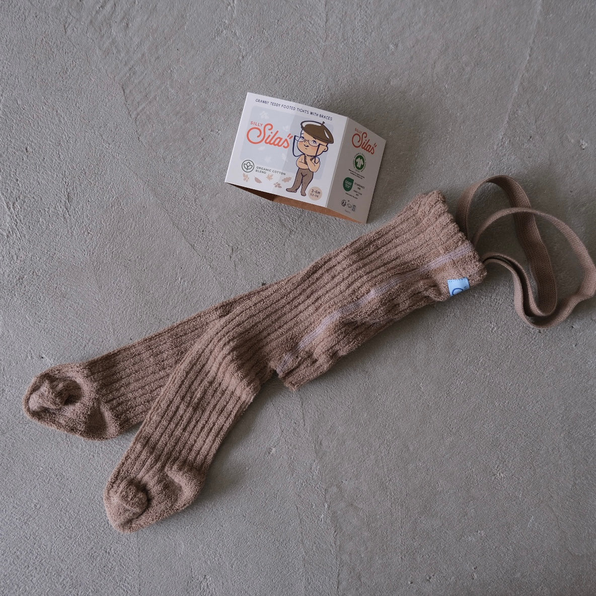 SILLY Silas｜ Granny Teddy_Oyster Grey (Tights)