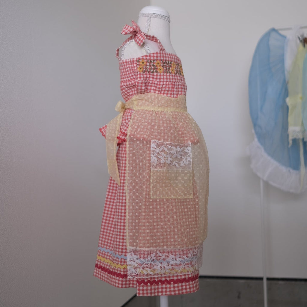 VTG apron_Yellow dots