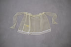 VTG apron_Yellow lace