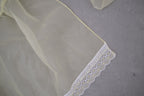 VTG apron_Yellow lace