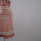 VTG apron_Yellow lace