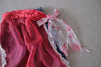 VTG apron_Red Lace/Flower