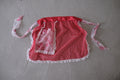 VTG apron_Red Lace/Flower