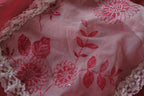 VTG apron_Red Lace/Flower