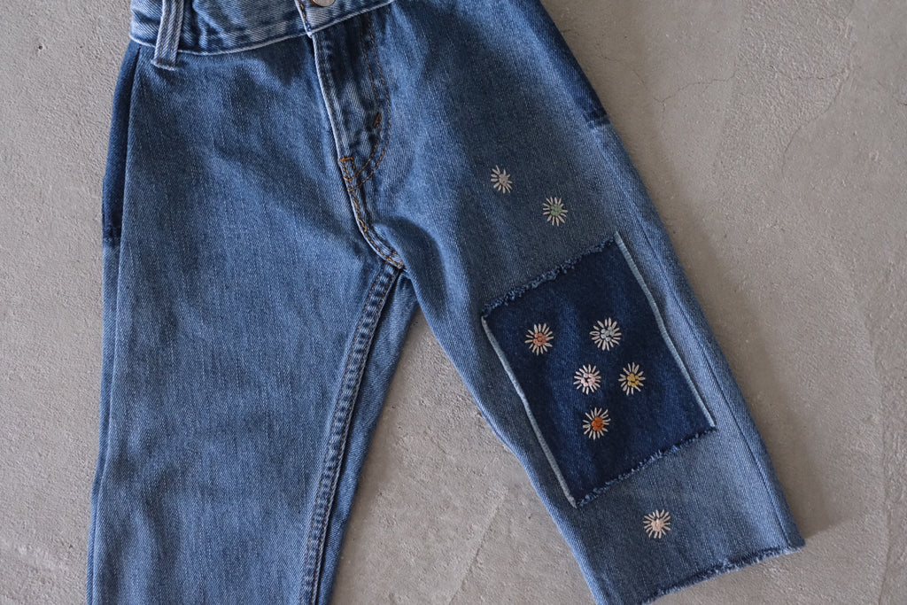 [Wnderlang] WILD FLOWER JEANS / Light wash