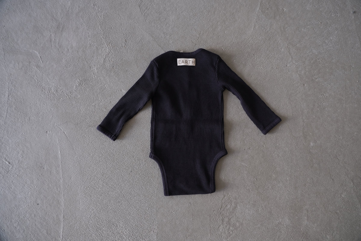 EARTH｜ Longsleeve baby suit_Deep Navy