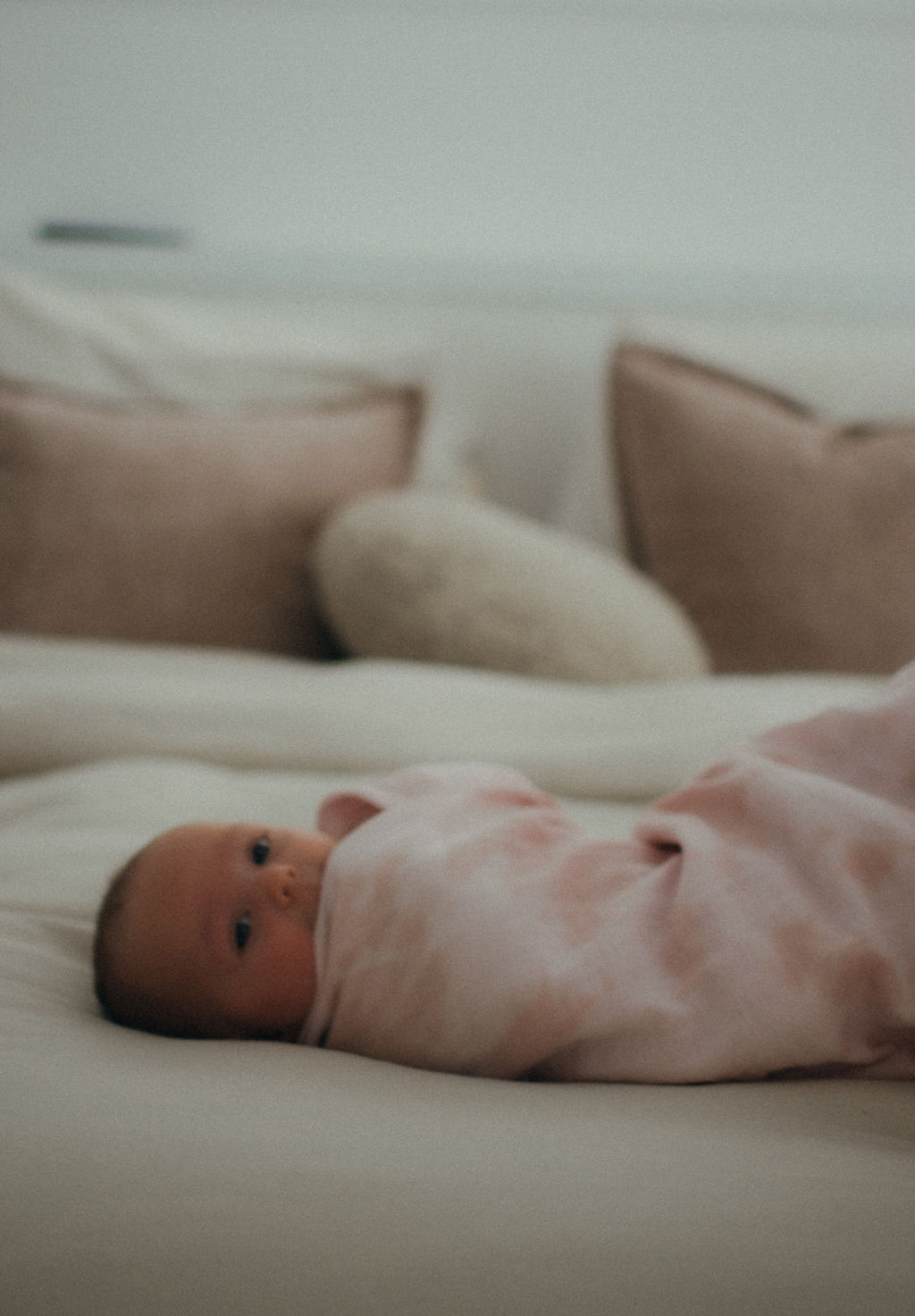 EARTH｜Hand tie swaddle_Green tie dye