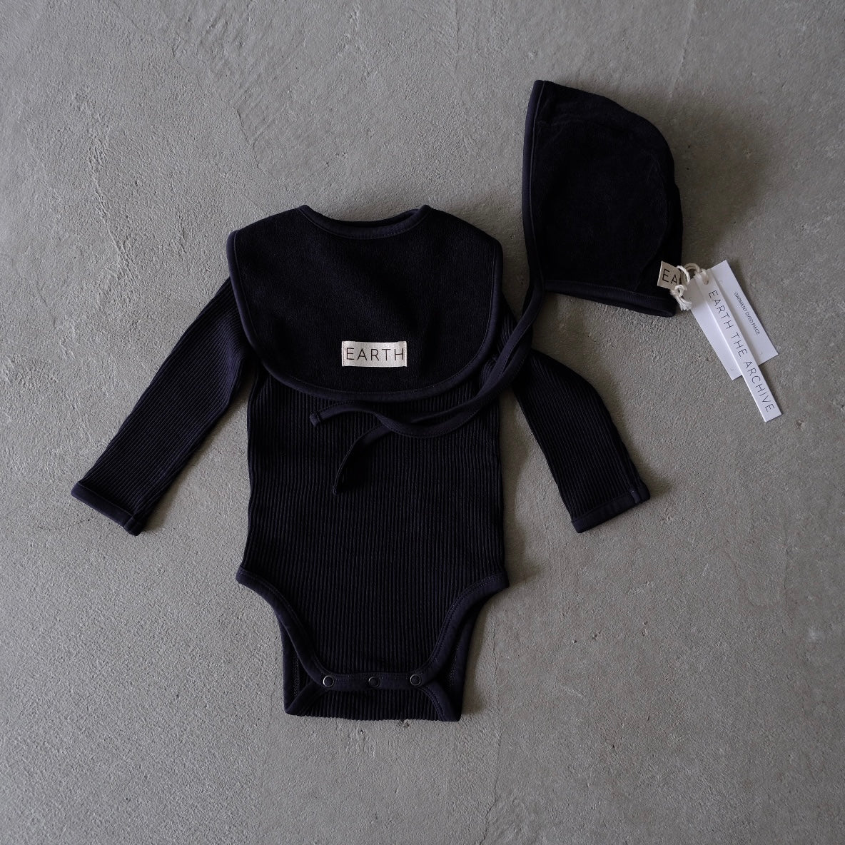 EARTH｜ Longsleeve baby suit_Deep Navy