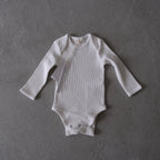 EARTH｜ Longsleeve baby suit_White