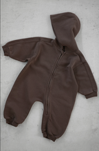 EARTH｜Organic French terry suit_Brown  オーバーオール　キッズ　ベビー　韓国子供服