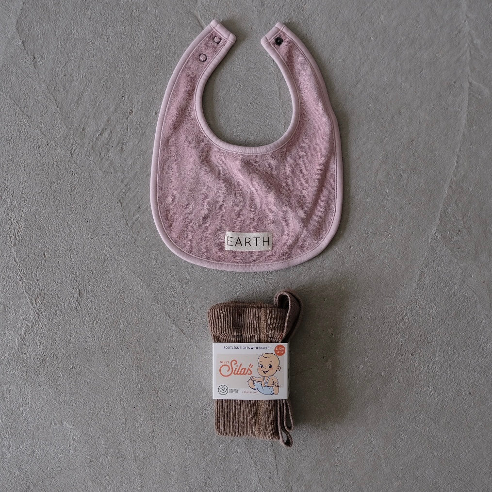 EARTH｜Organic bib_Cotton lavender