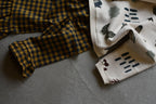Blueberry Gingham Frill Culottes