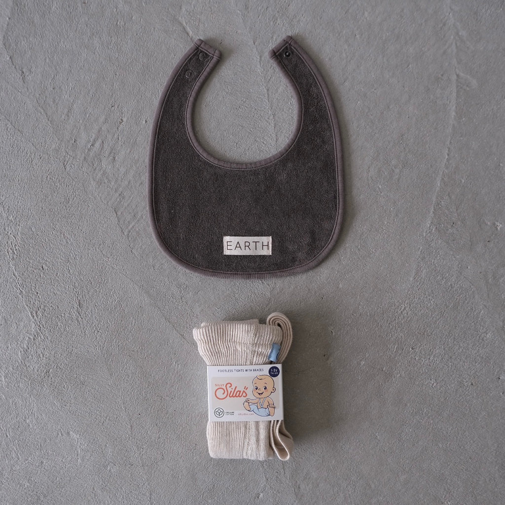 EARTH｜Organic bib_Brown