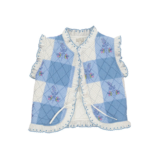 Elsa Vest_Atlantic Floral Dot