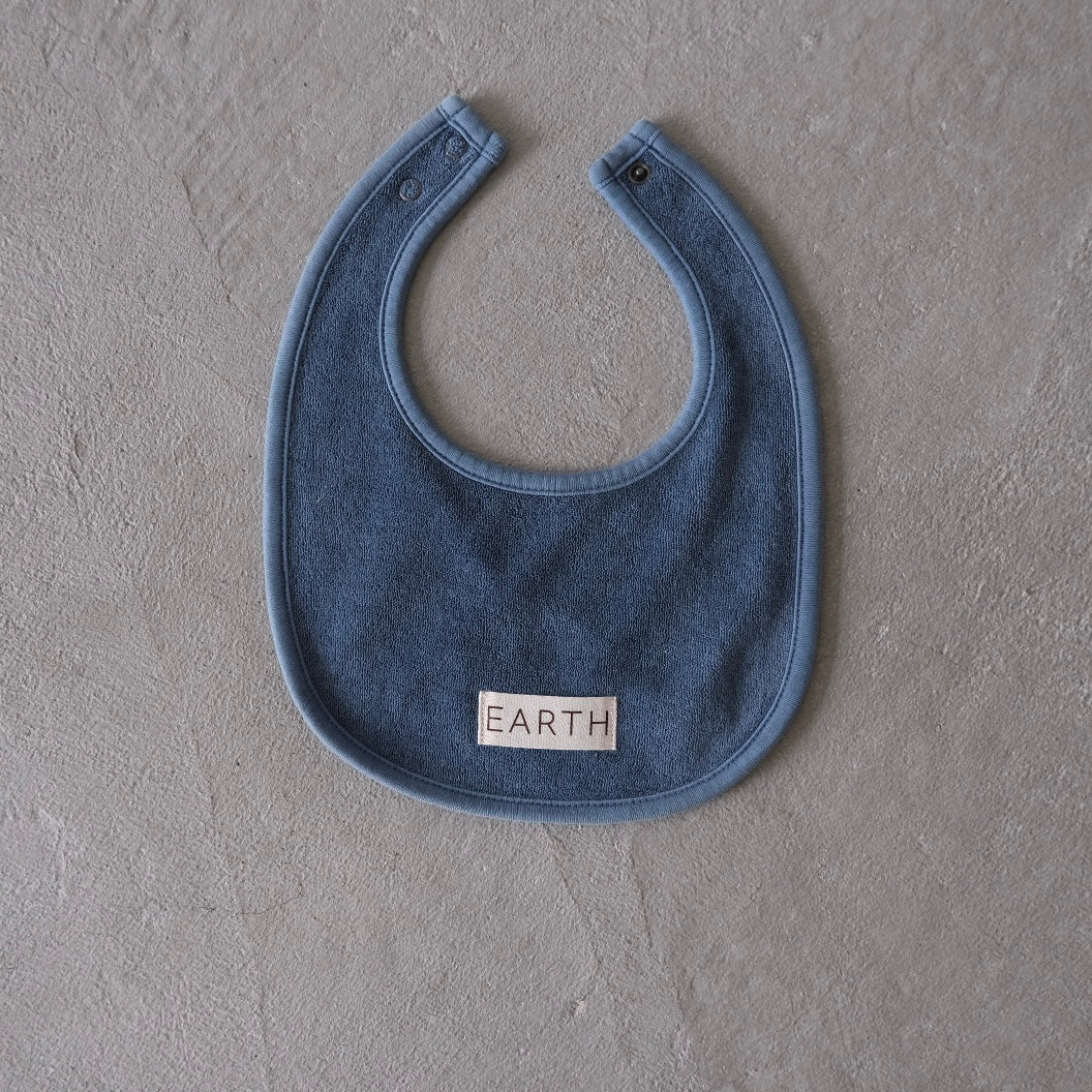 EARTH｜Organic bib_Blue