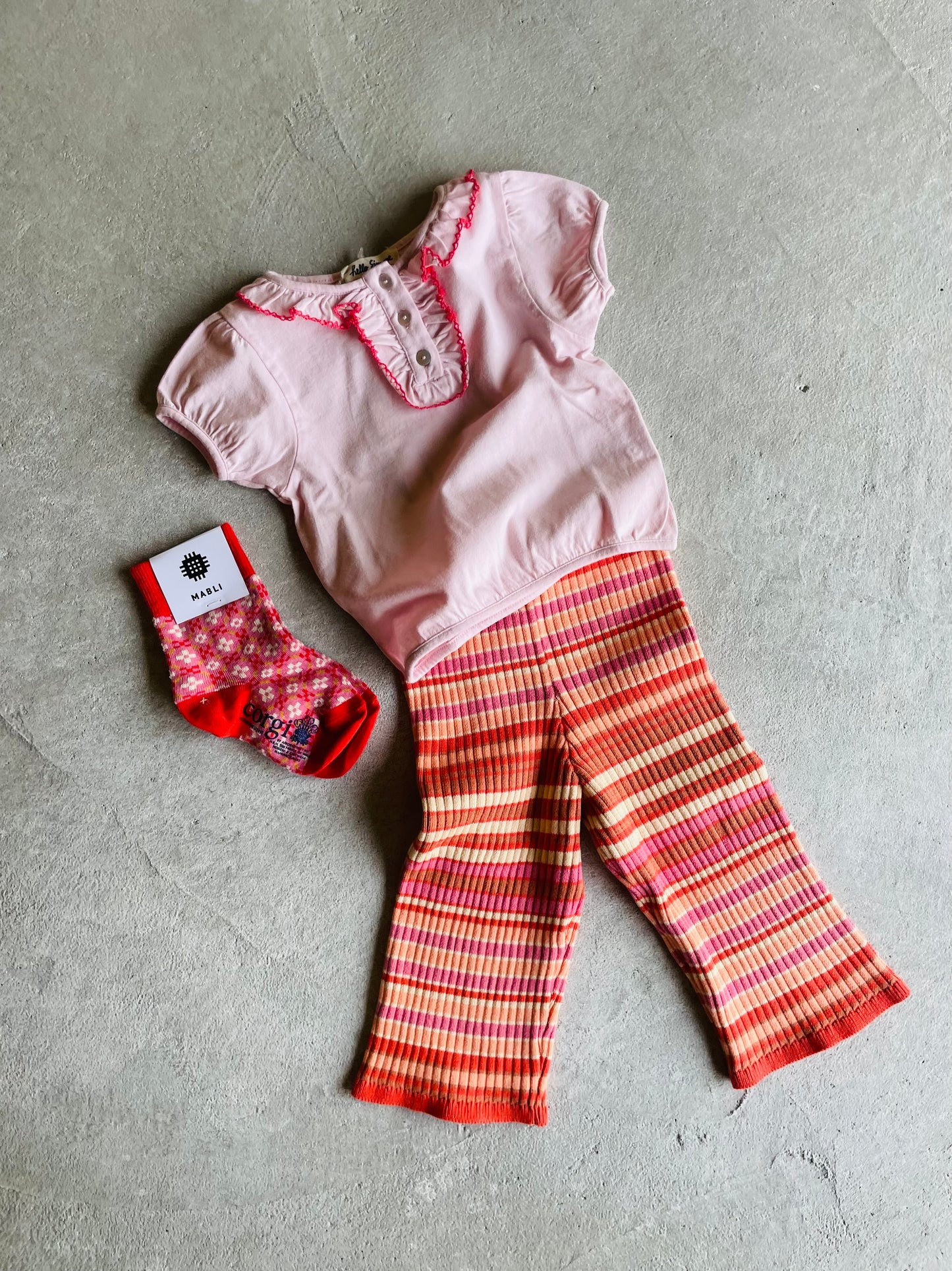 SOLVA PANTS_ROSE GARDEN STRIPE
