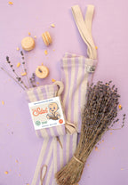 Footless Collection_Lavender x Cream Striped