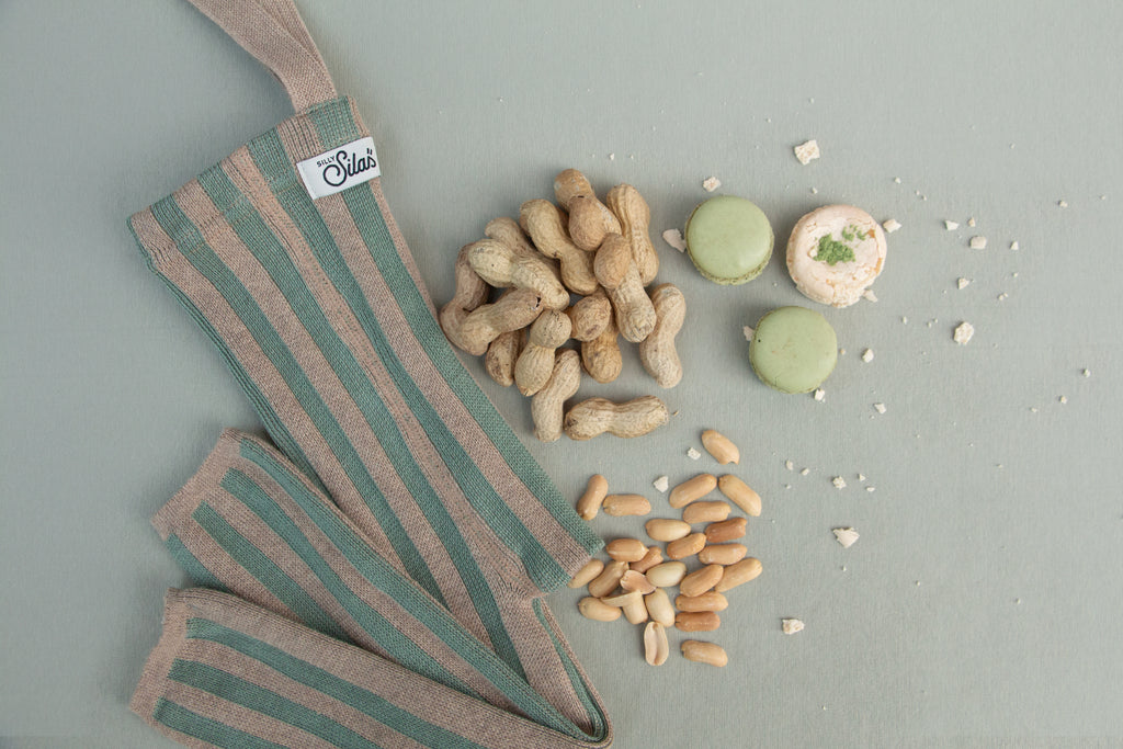 Footless Collection_Matcha x Peanut Striped