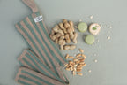 Footless Collection_Matcha x Peanut Striped